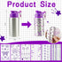 DIY Decorate Your Own Water Bottle for Girls, Gift for Kids, Purple Arts and Crafts Kits, Back to School Supplies