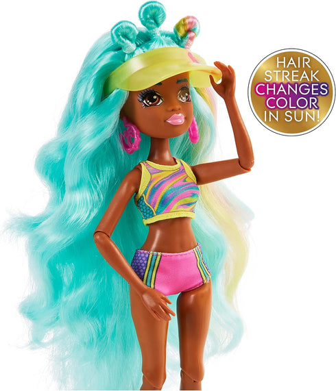 MERMAID HIGH Spring Break Oceanna Mermaid Doll & Accessories, Removable Tail & Color Change Hair Streaks