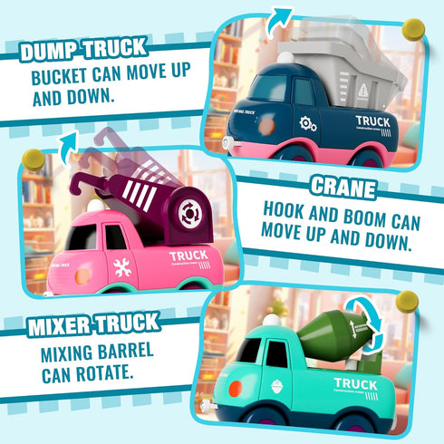 Set MORECOLL Electric Train for Toddlers & Kids w/Music, Lights & Tracks - First Choo Choo Train, Magnetic Connection