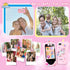 Kids Smart Phone for Girls, Toddler Learning Play Toy Phone with Dual Camera, Game, Music Player, Gifts for Ages 3-10
