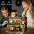 Coffee House Building Set with LED Light, 1589 PCS City Cafe Shop Block Toy for Ages 10 and Up