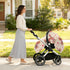 Mazeann Cute Dachshunds Heart Car Seat Cover Baby Breathable Soft Infant Carseat Covers Canopies Babies Carrier Covers
