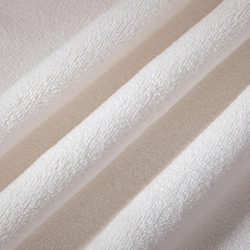 36 36 2 Pack POLYTE Premium Hypoallergenic Microfiber Hooded Baby Bath Towel, x in, (White w/Yellow,Blue Trim)