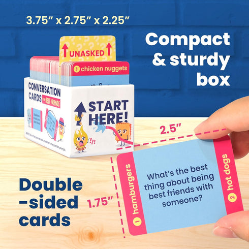 Conversation Cards for Best Friends - 400 BFF Questions and Fun This or That Topics for Adults and Teens