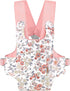 GAGAKU Baby Doll Carrier for Toddler, American Girl Bitty Baby Doll Accessories Holder, Pink Wax Flowers Stuffed Animals