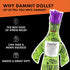Dammit Doll - Classic Random Color, Stress Relief Gag Gift, 1 Doll