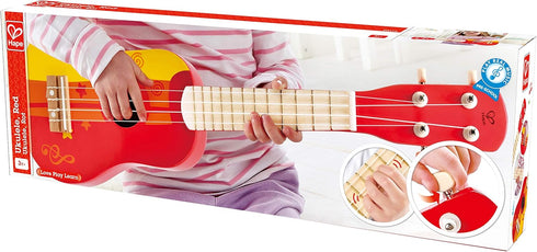 Red Wooden Ukulele for Kids by Hape