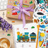 Auzesto 24 Sheets Make Your Own Train Stickers, Funny High-Speed Train Make a Face Stickers DIY Trains Mix and Match