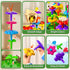 Garbo Star 112 3-4 Set 3 4 5 6 7 Pcs Flower Garden Toy,Toddler Girl Toys Years Old Girls Gardening Building Gifts Best