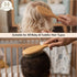 Set 5-Pack Set Baby Hair Brush & Comb for Newborns - Gentle Goat-Hair & Bamboo Bristle Hairbrushes with Easy Grip