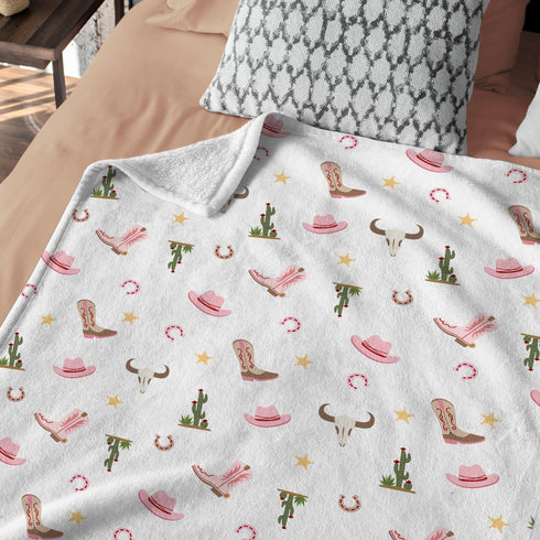 Western Blanket, Western Decor for Nursery Room, Baby Blankets for Girls, Cowboy Baby Blankets, Cowgirl Baby Stuff