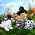 Libima 8 Pcs Cat Stuffed Animals Bulk - 8 Inch Plush Kittens, Party Favors, Birthday Gifts