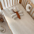 2 Pack,Plush Mattress(28"x52"),Soft La&Sheer Fuzzy Crib Sheets Fitted Fleece Minky Crib Sheet for Standard Crib Fluffy