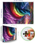 1000 Rainchbow 27.5 19.7 inch Blueforest Piece Puzzles for Adults, Tornado Jigsaw Puzzles for Adults, Hard Challenge