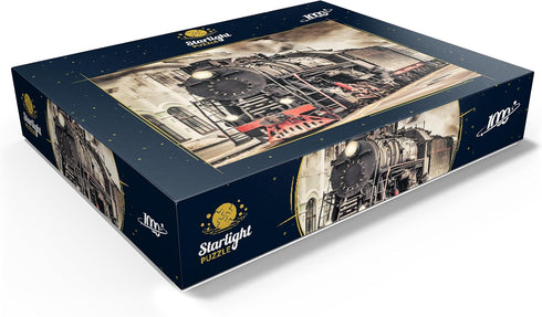 MyPuzzle A Departing Steam Train - Premium 1000 Piece Jigsaw Puzzle for Adults
