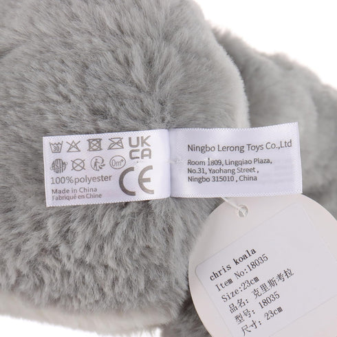 Apricot Lamb Toys Plush Gray Koala Stuffed Animal Soft Cuddly (9 Inches, Gray Koala)