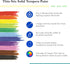 Kwik Stix Solid Tempera Paints, Thin Stix Paint Pens - 12 Classic Colors for Children, 12 Pack - TPG-608