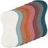 Frienda 8 Pieces Muslin Burp Cloths - 10 x 20 Inches Cotton Washcloths for Newborn Face Towels (Bright Color)