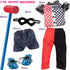 Harley Quinn Inspired Doll Outfit (7pc Set) - Super Hero Clothes for American Girl Doll - Gift Set for Girls