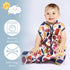3 Pack 100% 2-Way 0.3. 6-12 BSTOPPT Baby Sleep Sack Rayon Cotton Baby Sleeping Bag Zipper Toddler Wearable Blankets TOG