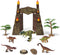 Dinosaur Toys for Kids 3-5, Realistic Jurassic Figures with Park Gate, Educational Play Set for Boys and Girls