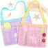 Tagitary Beach Toys Mesh Beach Bags with Zipper, Kids Pool Sand Toys