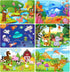 Wooden Jigsaw Puzzles for Kids Ages 3-5, 24-30 Pieces Educational Learning Toys for Boys and Girls