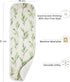 Set 3, 7 20, Crane Baby Muslin Baby Burp Cloths, Lightweight Absorbent Burp Cloth, Pink Floral, of x Newborn Baby