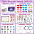 klmars Charm Bracelet Making Kit, Jewelry Making Supplies Beads, Unicorn/Mermaid Crafts Gifts Set for Girls