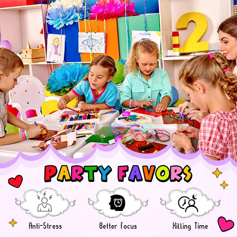 200 7.9 Inch Yinkin Pieces Party Favors Bulk Friendship Fidget Zipper Bracelets Children Sensory Toy Fidgets Friendship