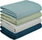 Featherhead 100% Cotton Muslin Swaddle Blankets for Baby Girl - Large 47x