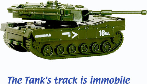 Die-cast Military Vehicles - 6 Pack Assorted Alloy Metal Army Vehicle Models, Mini Army Toy Playset for Kids