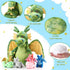 7 Set 15.75" 4 2 Mommy's Arrowbash Pcs Dragon Plush Toys Gift Large Dragon Mom Stuffed Animal with Cute Babies and Eggs