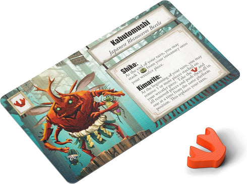 Kabuto Sumo: Bug Wrestling Board Game - Dexterity Game for 2 to 4 Players - 15-20 Minutes Play Time