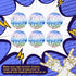 Leinuosen 3000 Games,1 1 Inch Pieces Scratch Offs Sticker DIY Holographic Circle Stickers Round Silver Hologram Glitter