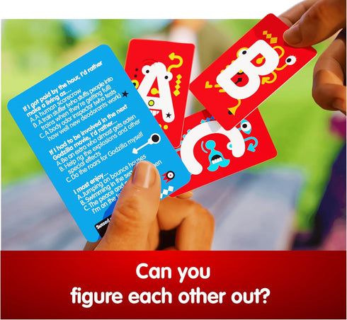 SUSSED The Game of Wacky Choices - Social Card Game for Teens, Boys, Girls - Fun Gift & Travel Conversation Starter