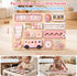 1-3 17-Inch 1 2 3 KALOTOYS Large Montessori Busy Board for Baby & Toddlers Wooden Sensory Activity Board Fine Motor