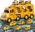 Beby Buty 8 in 1 Construction Trucks Cars Toys for Toddlers 3-5, Boy Toddler