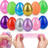 Howzcci 12 Pack Easter Eggs Squishy Squeeze Toys, Easter Basket Stuffers, Easter Egg