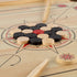 Carrom Board Game - Classic Strike and Pocket Table Game with Cue Sticks, Coins, Queen and Striker