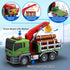 3 4 5 6 7 Bstoyder Toddler Boy Toys for Years Kids, Large Flatbed Truck Toy with a Farm Truck, Friction Powered