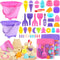 Dreamon Collapsible Beach Toys Set for Kids 3-10, Collapsible Sand Bucket with