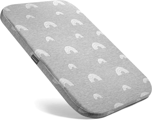 BaeBae Goods 3 1) Baby Bassinet Mattress Topper, Waterproof Replacement Pad with Removable & Washable Mattress Covers