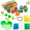 JOYIN 8 Pcs Easter Science Experiment Eggs, Colorful Eggs Prefilled with Science