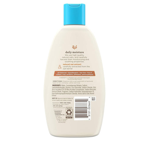 Aveeno Baby Wash & Shampoo, Tear-Free, Fresh, 8 Oz