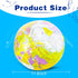 30 Pack 16 Inch Inflatable Globe Beach Ball Toys, PVC Earth Ball for Kids Swimming Pool Game