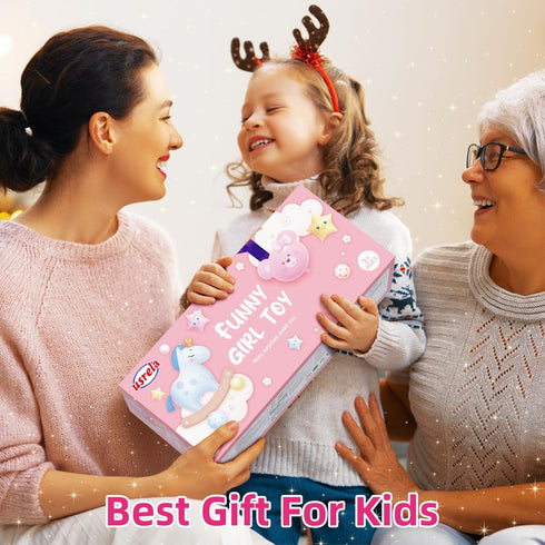 2 3 2-4, 7-in-1 1 2 3 usrela Girls Toys for Year Old, Toddler Girl Toys Age Carrier Truck with Light & Music, Truck