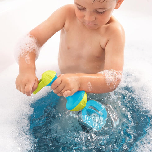 HABA Toddler Bath Toys, Bubble Bath Kids Whisk for Sensory Play and Bath Time Fun, Blue