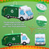 Seenelling 3D Garbage Truck Piata Trash Truck Birthday Decorations with a Blindfold and Bat for Kids Girls Boys Gift