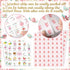 Shappy 35 Pieces Tea Party Bingo Game - 24 Players Floral Cards for Kids Family School Activities